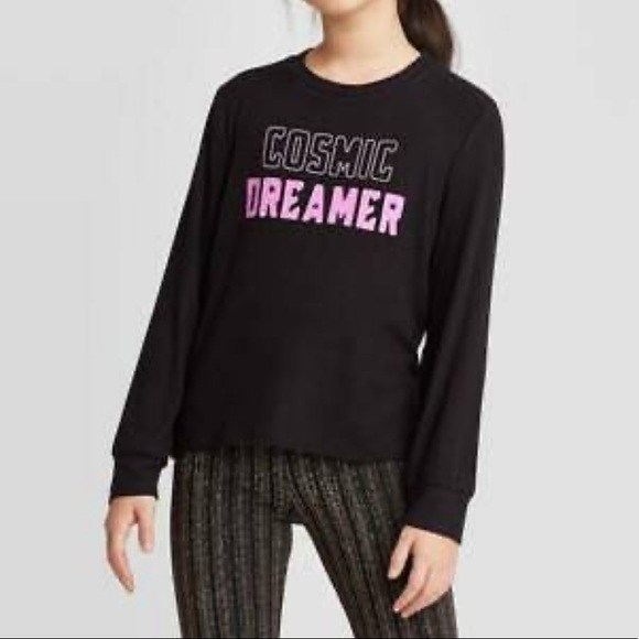 Art Class Cosmic Dreamer Waffle Knit Girls’ Top - Picture 1 of 4